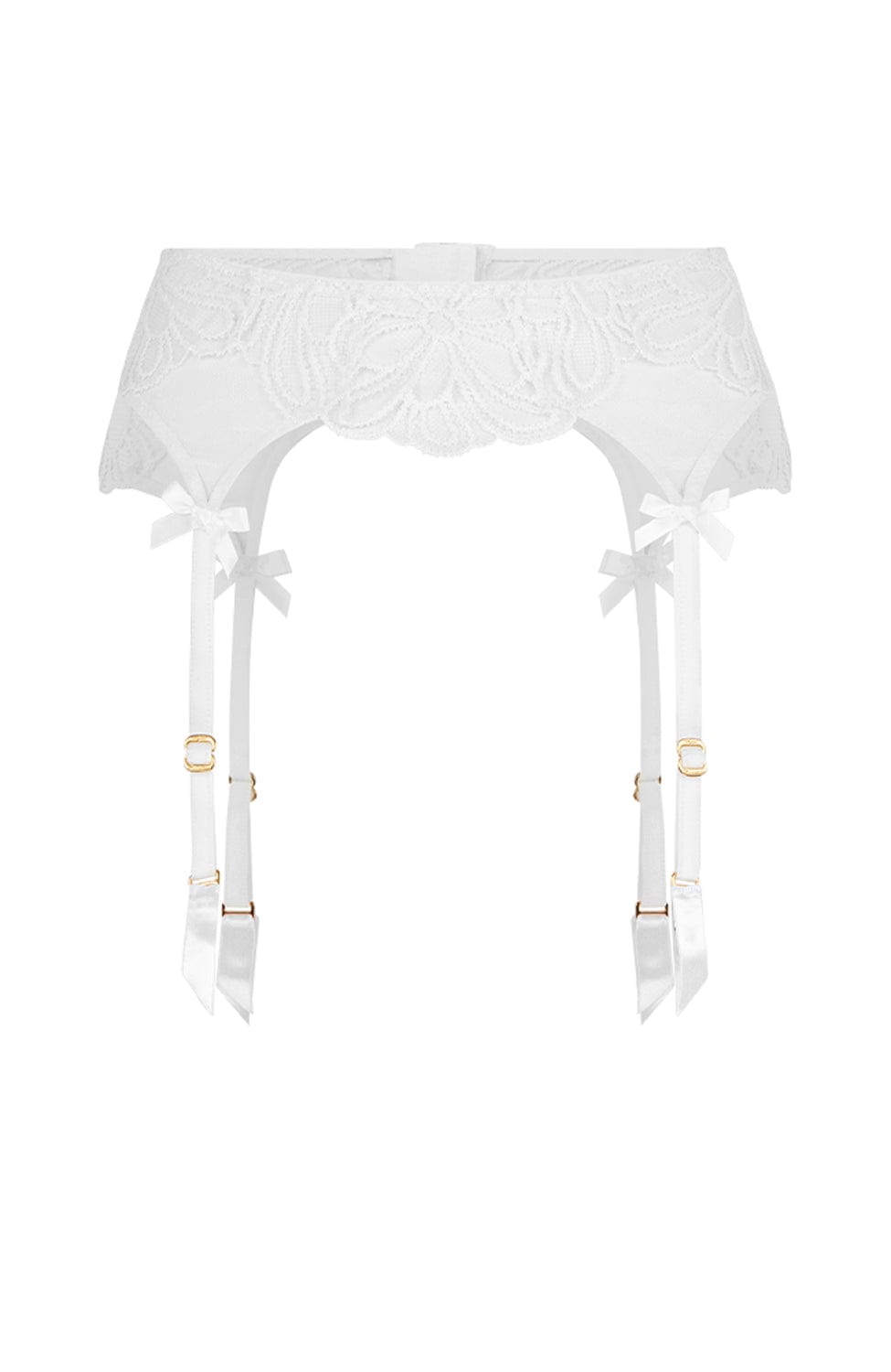 Sheer Lingerie Agent Provocateur Underwear White / 2502 / 1 Nelle Suspender
