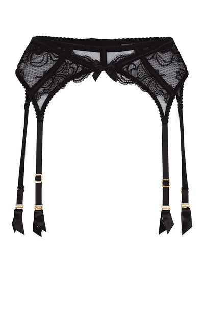 Sheer Lingerie Agent Provocateur Underwear Black / 9001 / 1 Rozlyn Suspender