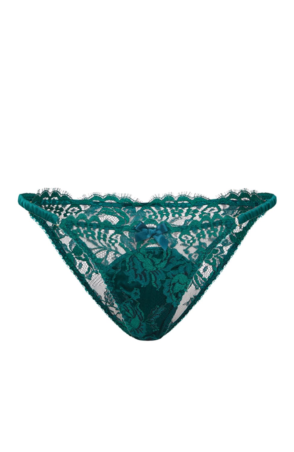 Sheer Lingerie Agent Provocateur Underwear Green / 1 Solanna Brief