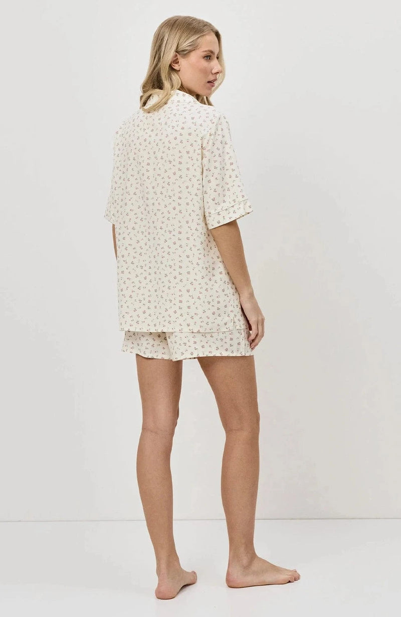 Sheer Lingerie Aruelle Loungewear Caprielle Short Pajama Set