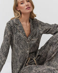 Sheer Lingerie Aruelle Loungewear Linna Long Pajama Set