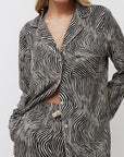 Sheer Lingerie Aruelle Loungewear Linna Long Pajama Set