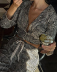 Sheer Lingerie Aruelle Loungewear Linna Long Pajama Set