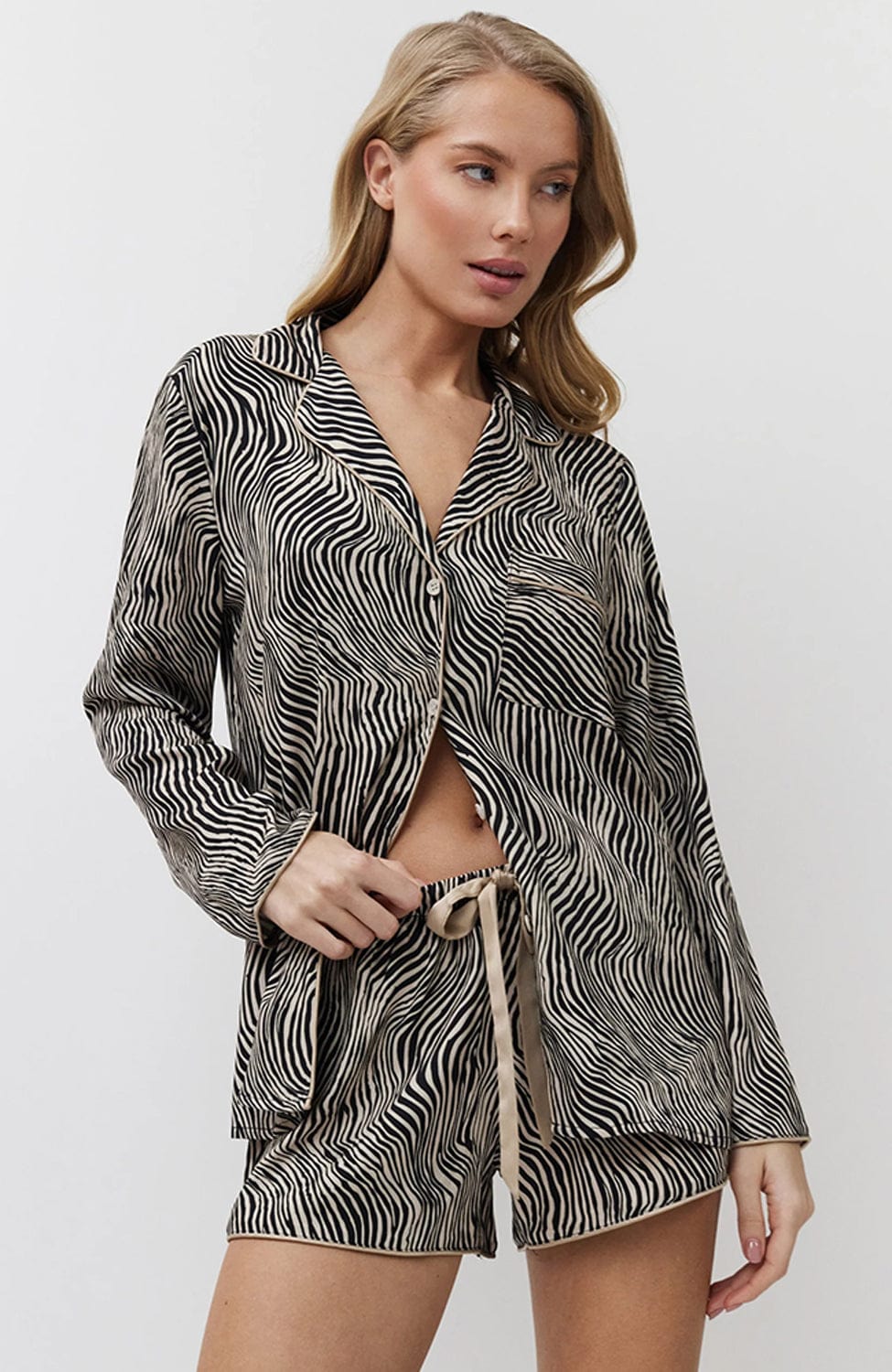 Sheer Lingerie Aruelle Loungewear Linna Short Pajama Set