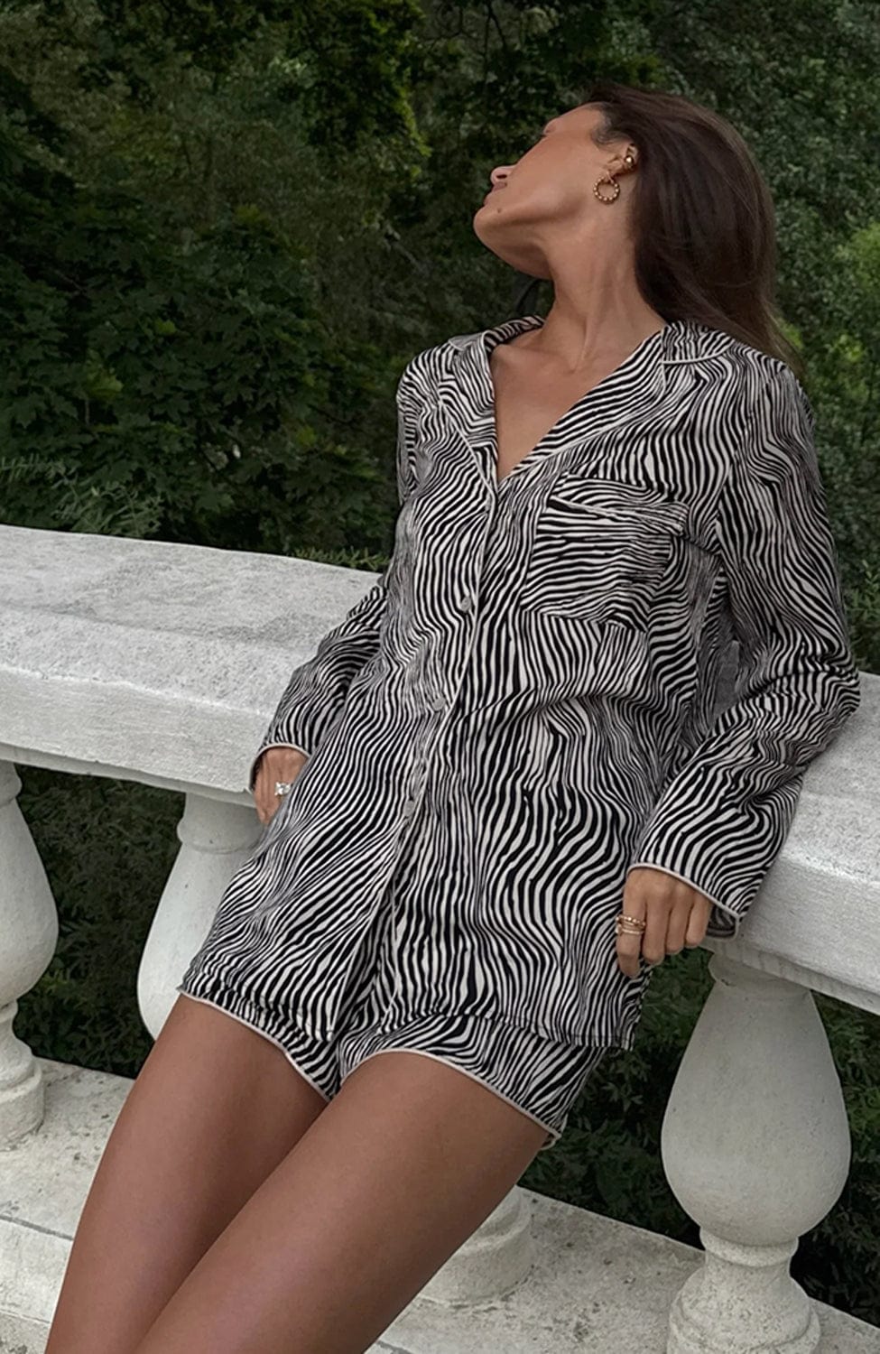 Sheer Lingerie Aruelle Loungewear Linna Short Pajama Set