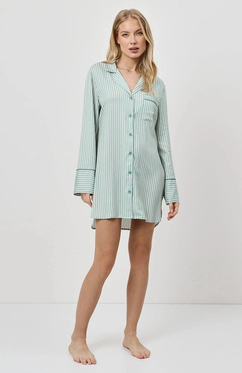 Sheer Lingerie Aruelle Loungewear Moss Nightdress