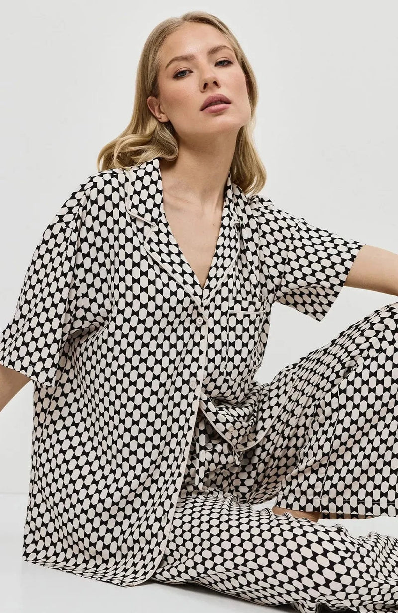 Sheer Lingerie Aruelle Loungewear Vesper Long Pajama Set