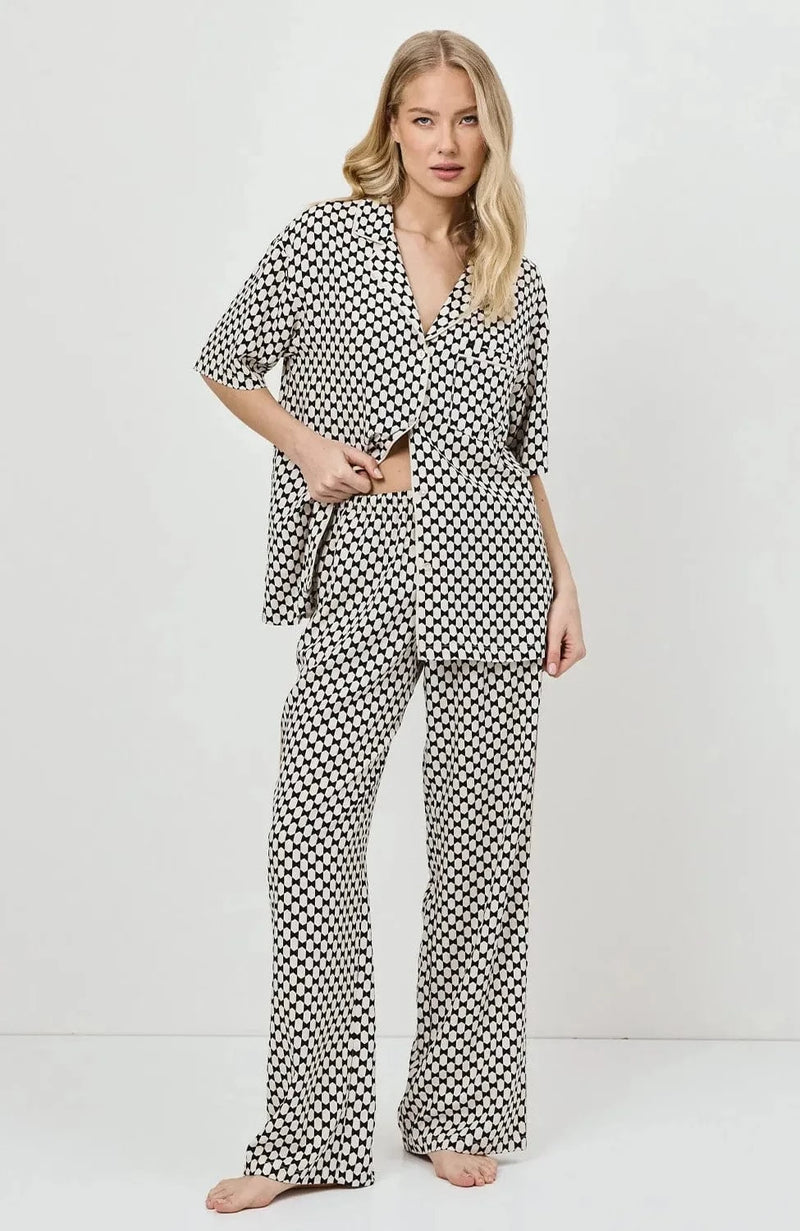 Sheer Lingerie Aruelle Loungewear Vesper Long Pajama Set