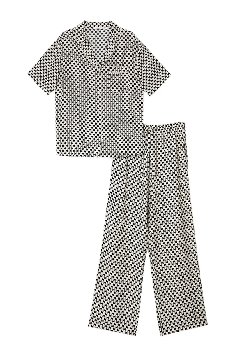 Sheer Lingerie Aruelle Loungewear Vesper Long Pajama Set