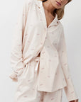 Sheer Lingerie Aruelle Loungewear Yvette Long Pajama Set
