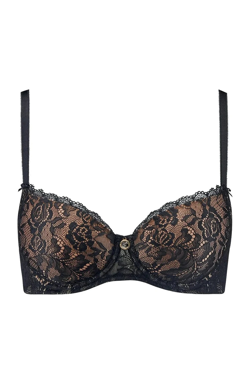 Sheer Lingerie Aubade Bras Rosessence Moulded Half-Cup Bra