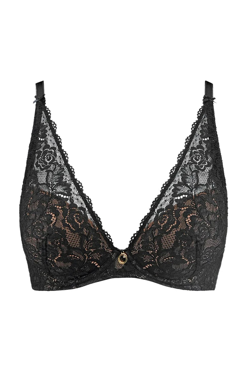 Sheer Lingerie Aubade Bras Rosessence Scarf Push Up Bra