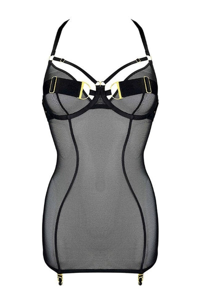 Sheer Lingerie Bordelle Bodywear Black / 1 Nara Dress