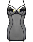 Sheer Lingerie Bordelle Bodywear Black / 1 Nara Dress