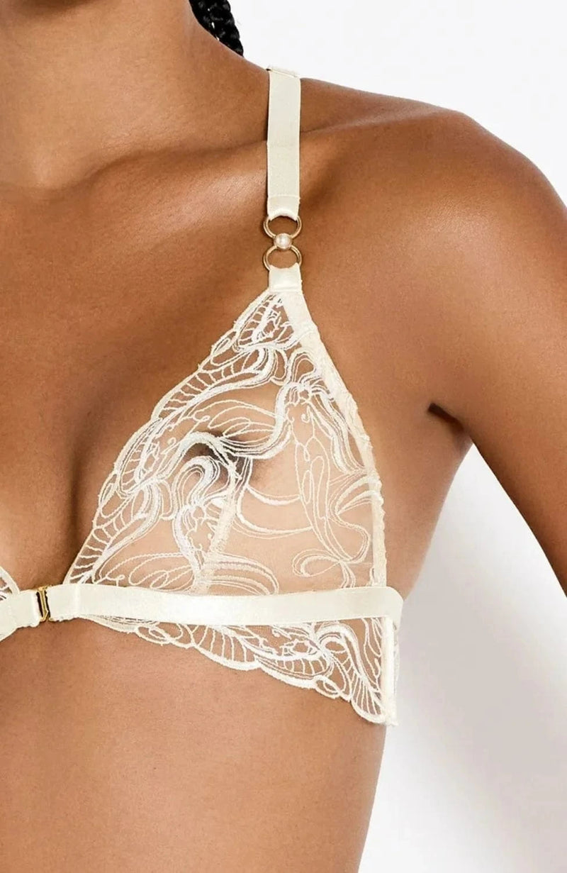 Sheer Lingerie Bordelle Bras Pearl Soft Cup Bra