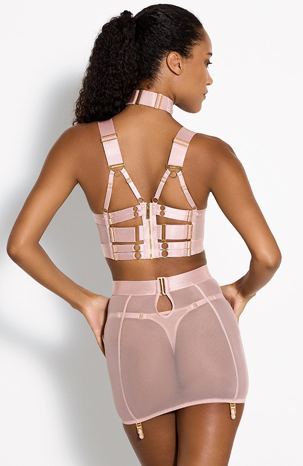 Sheer Lingerie Bordelle Bras Retta Panelled Bodice Bra