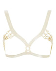 Sheer Lingerie Bordelle Bras Cream / 9001 / S Signature Bondage Belle Frame Bra