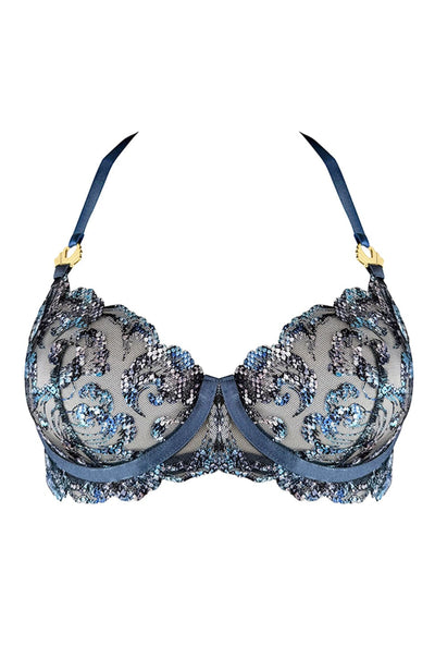 Sheer Lingerie Bordelle Bras Siren Balconette Wire Bra