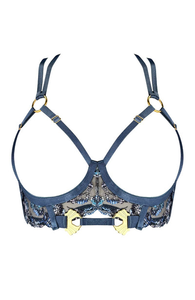 Sheer Lingerie Bordelle Bras Siren Ouvert Wire Bra