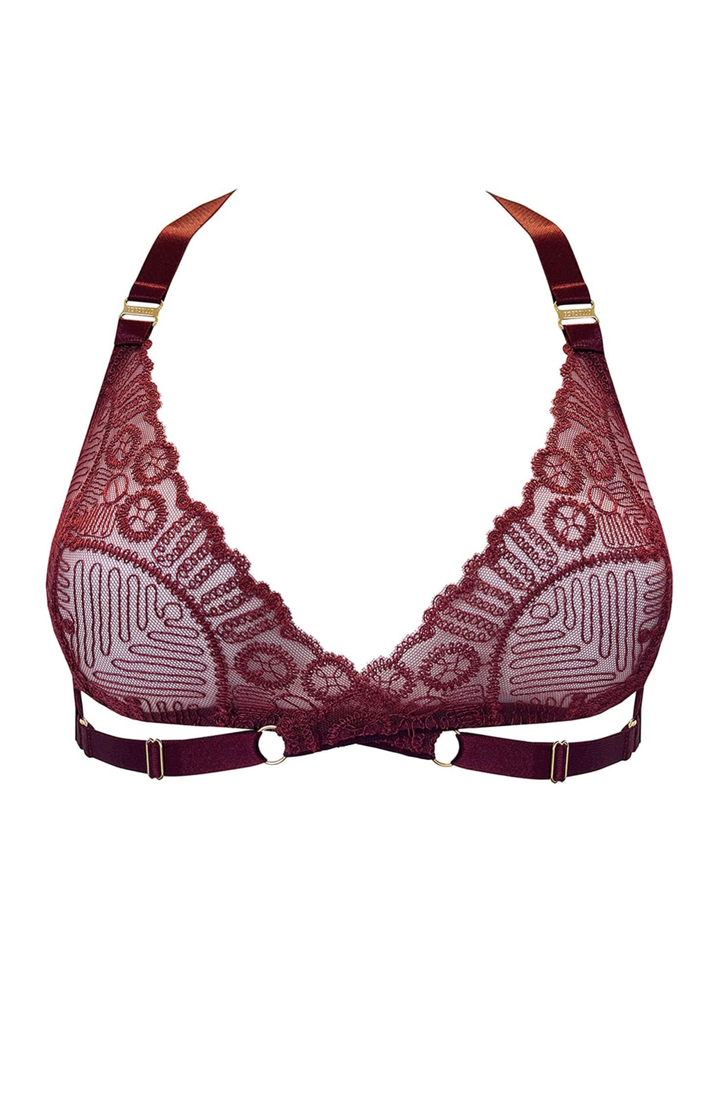 Sheer Lingerie Bordelle Bras Morello / 2501 / 1 Tierra Soft Wrap Bra