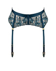 Sheer Lingerie Bordelle Underwear Teal / 2502 / 1 Amela Suspender