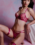 Sheer Lingerie Bordelle Underwear Mari Open Back Brief