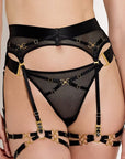 Sheer Lingerie Bordelle Underwear Nara Bondage Thong