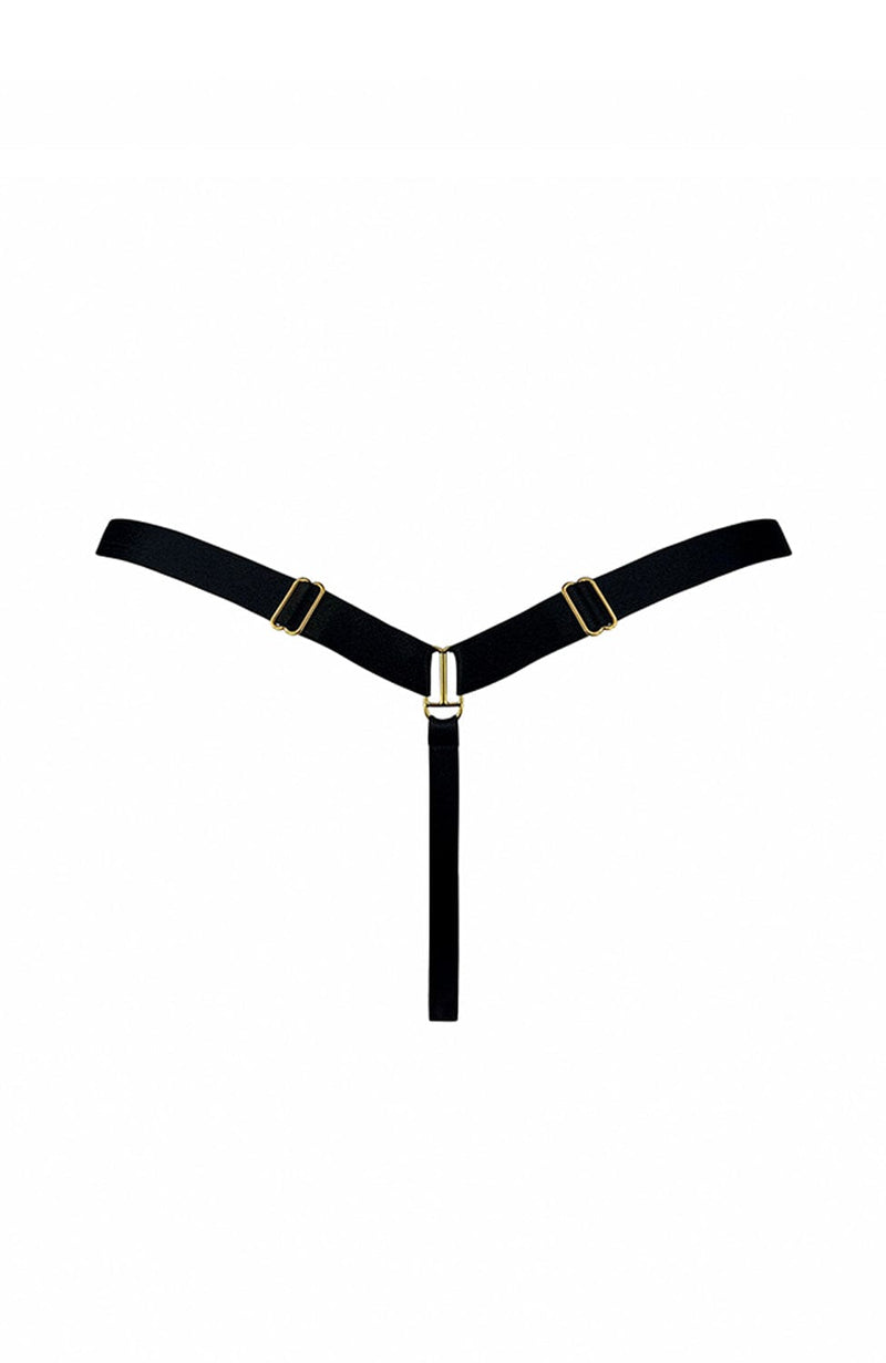 Nara Strap Thong-Underwear-Bordelle-SHEER, SHEER, Luxury lingerie brand, Luxury lingerie Hong Kong, Designer lingerie HK, Designer lingerie online, International luxury lingerie, Luxury lingerie gift ideas, buy lingerie online, Designer lingerie global delivery, Luxury lingerie shipping to Australia, Luxury lingerie shipping to Singapore