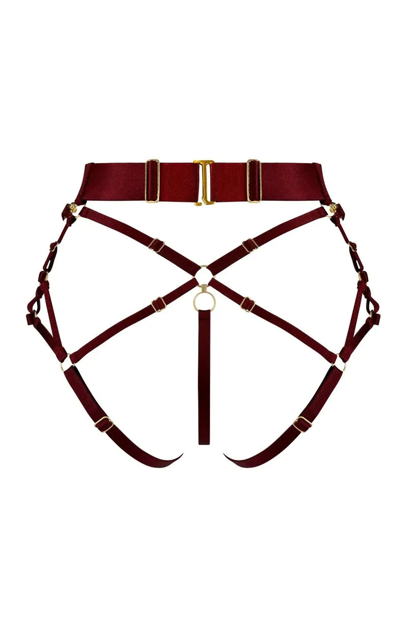Sheer Lingerie Bordelle Underwear Neda Multi-Style Harness Brief