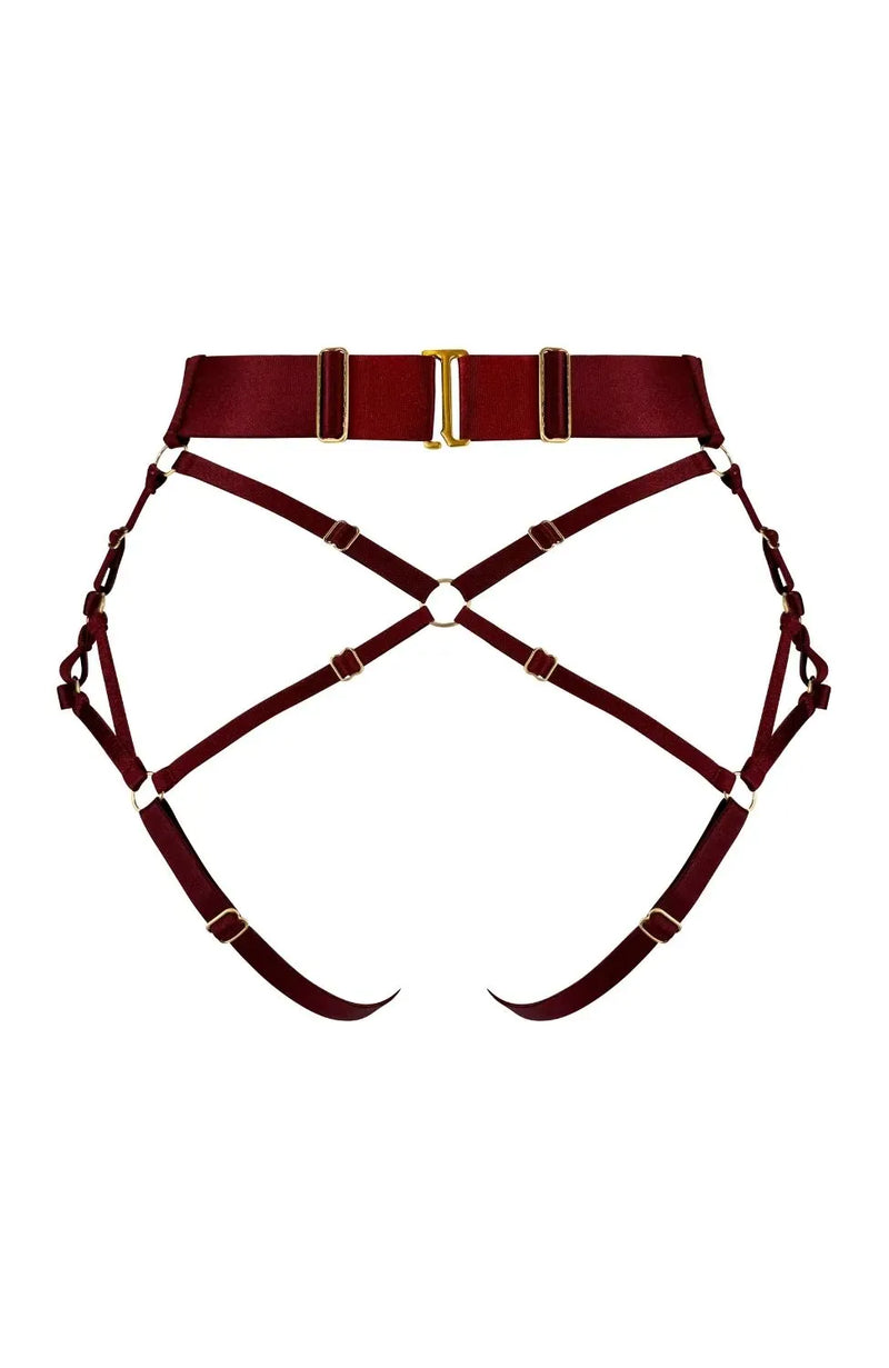 Sheer Lingerie Bordelle Underwear Neda Multi-Style Harness Brief