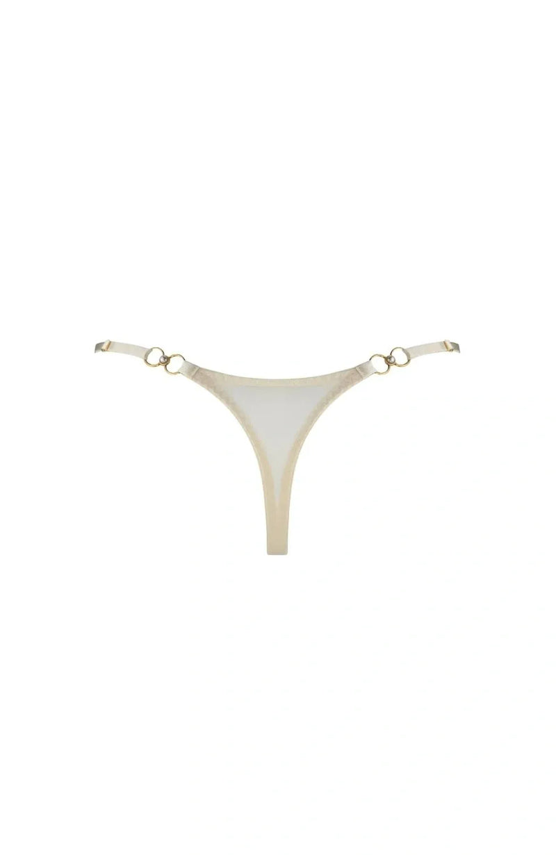 Sheer Lingerie Bordelle Underwear Pearl Thong