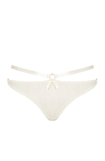 Sheer Lingerie Bordelle Underwear Cream / 9001 / XS Signature Harness Thong