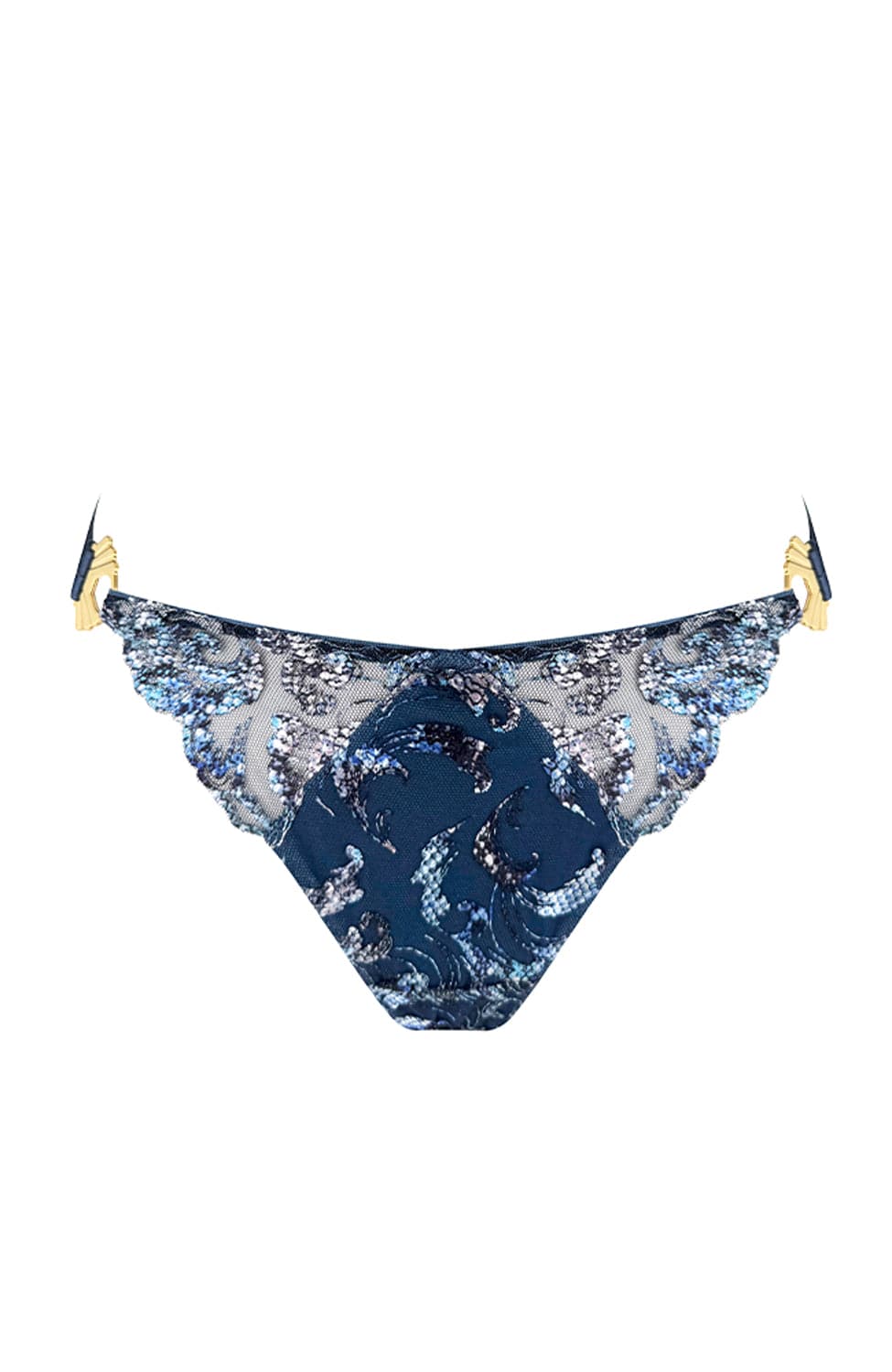 Sheer Lingerie Bordelle Underwear Siren Open Back Brief