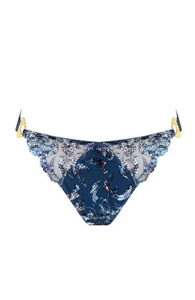 Sheer Lingerie Bordelle Underwear Siren Open Back Brief