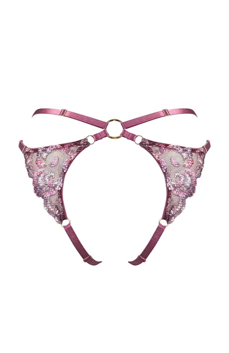 Sheer Lingerie Bordelle Underwear Siren Open Back Brief