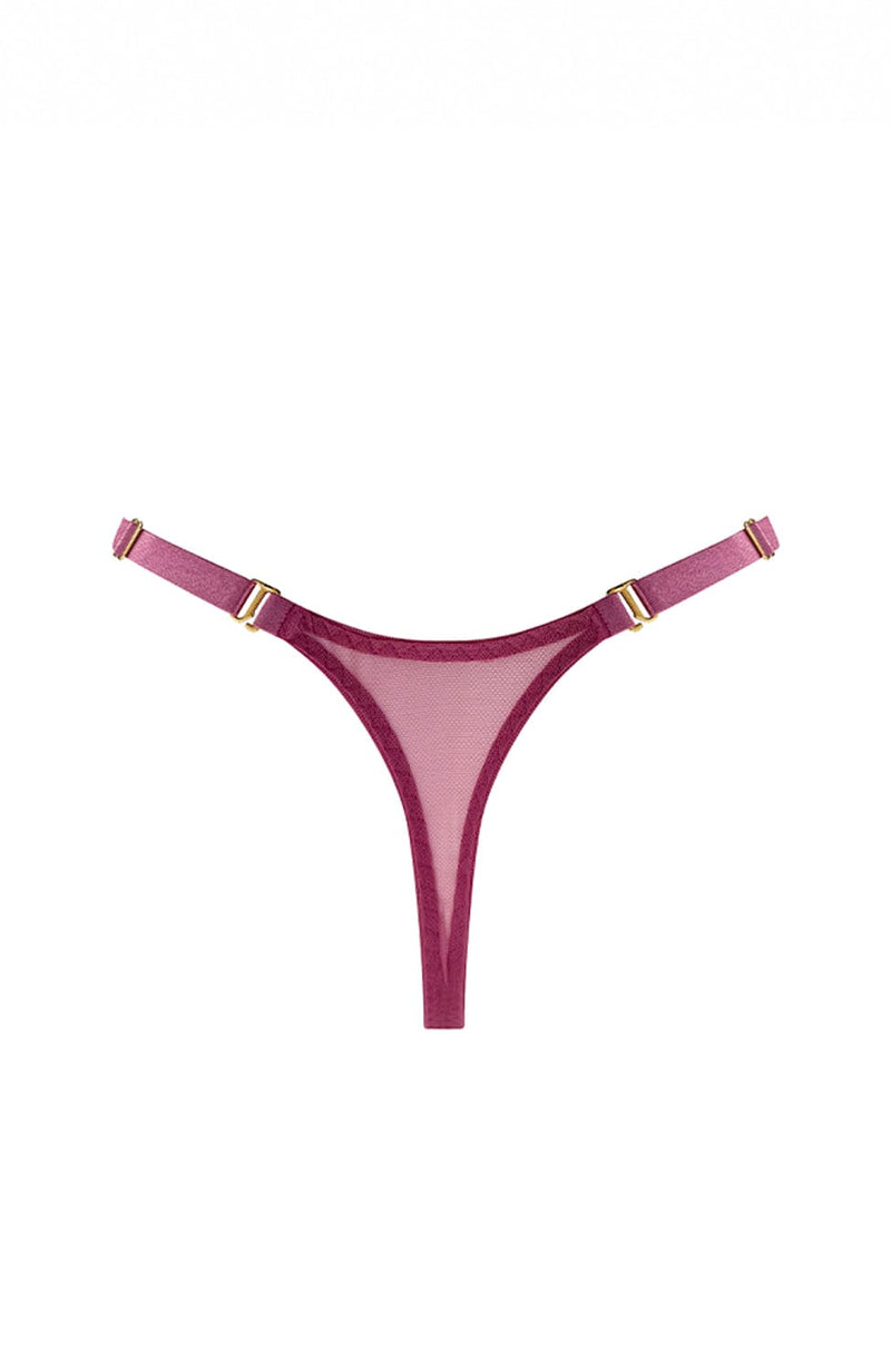 Siren Strap Thong-Underwear-Bordelle-SHEER, SHEER, Luxury lingerie brand, Luxury lingerie Hong Kong, Designer lingerie HK, Designer lingerie online, International luxury lingerie, Luxury lingerie gift ideas, buy lingerie online, Designer lingerie global delivery, Luxury lingerie shipping to Australia, Luxury lingerie shipping to Singapore