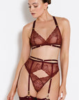 Sheer Lingerie Bordelle Underwear Tierra Suspender