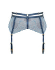 Sheer Lingerie Bordelle Underwear Denim / 1 Tierra Suspender
