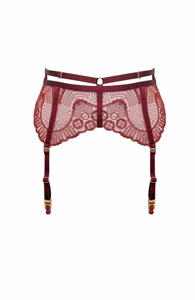Sheer Lingerie Bordelle Underwear Morello / 2501 / 1 Tierra Suspender