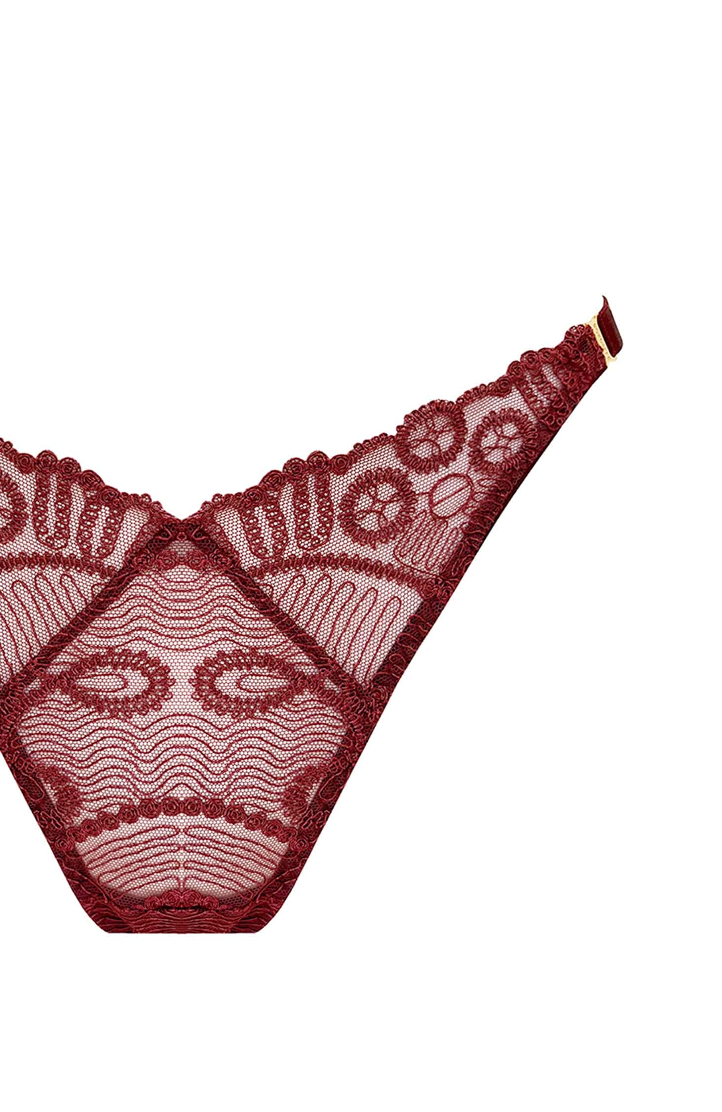 %shop_name_% Bordelle_Tierra Soft Wrap Bra, Suspender and Thong Set _ _