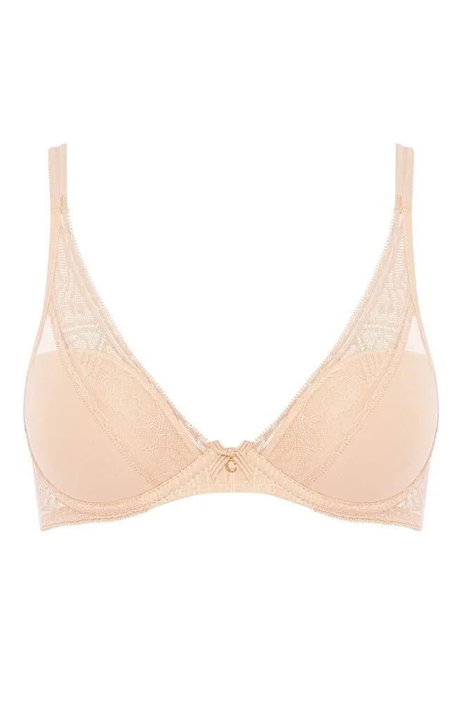 Alto Plunge T-Shirt Bra-Bras-Chantelle-SHEER, SHEER, Luxury lingerie brand, Luxury lingerie Hong Kong, Designer lingerie HK, Designer lingerie online, International luxury lingerie, Luxury lingerie gift ideas, buy lingerie online, Designer lingerie global delivery, Luxury lingerie shipping to Australia, Luxury lingerie shipping to Singapore
