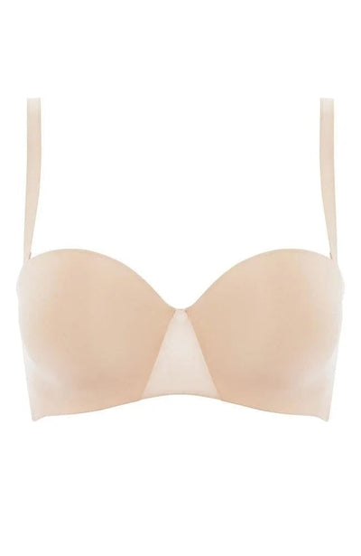 Sheer Lingerie Chantelle Bras Golden Beige / 32A Essentiall Bandeau Strapless Bra