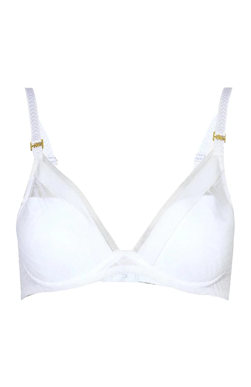 Sheer Lingerie Chantelle Bras White / 9001 / 30A Graphic Allure Plunge T-Shirt Bra