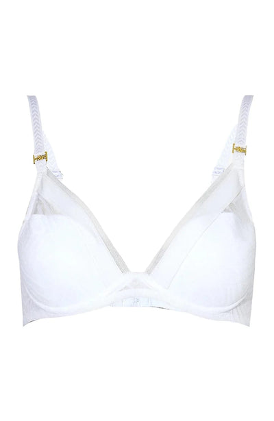 Sheer Lingerie Chantelle Bras White / 9001 / 30A Graphic Allure Plunge T-Shirt Bra