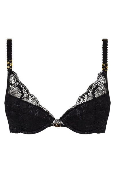 Sheer Lingerie Chantelle Bras Black / 32A Muse Push Up Bra