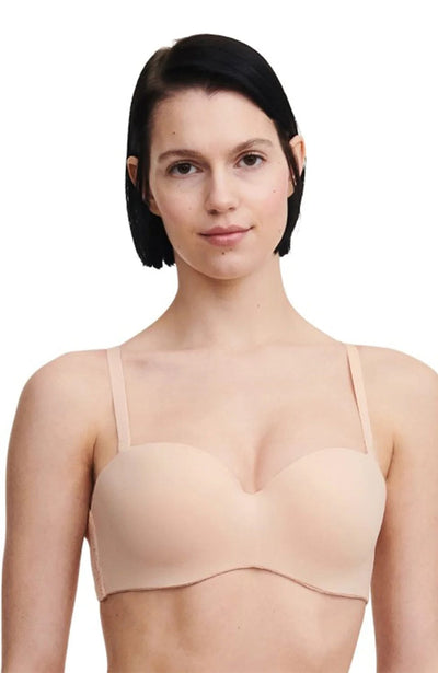 Norah Bandeau Strapless Bra-Bras-Chantelle-SHEER, SHEER, Luxury lingerie brand, Luxury lingerie Hong Kong, Designer lingerie HK, Designer lingerie online, International luxury lingerie, Luxury lingerie gift ideas, buy lingerie online, Designer lingerie global delivery, Luxury lingerie shipping to Australia, Luxury lingerie shipping to Singapore