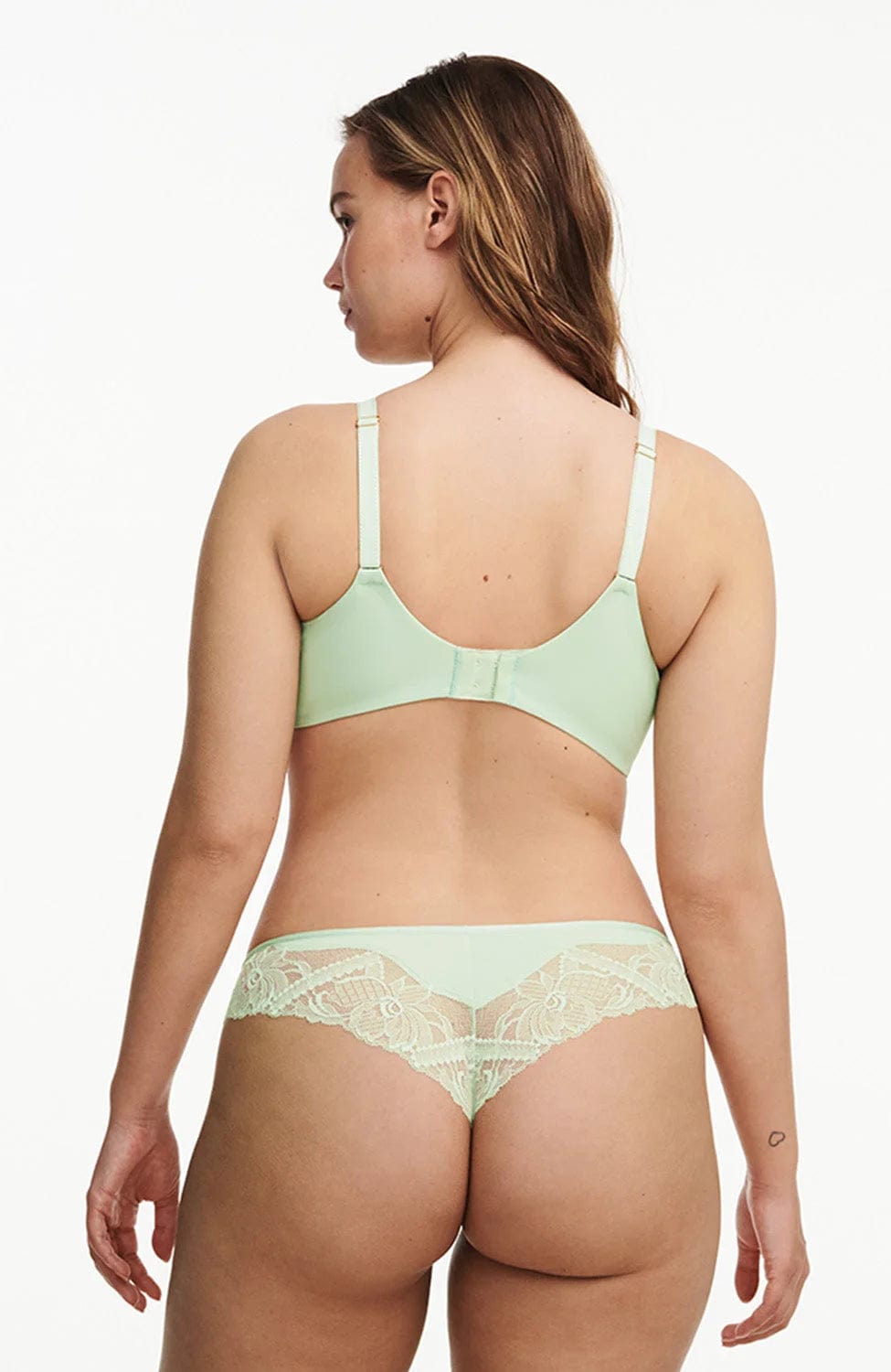 Sheer Lingerie Chantelle Bras Orangerie Dream Plunge T-Shirt Bra