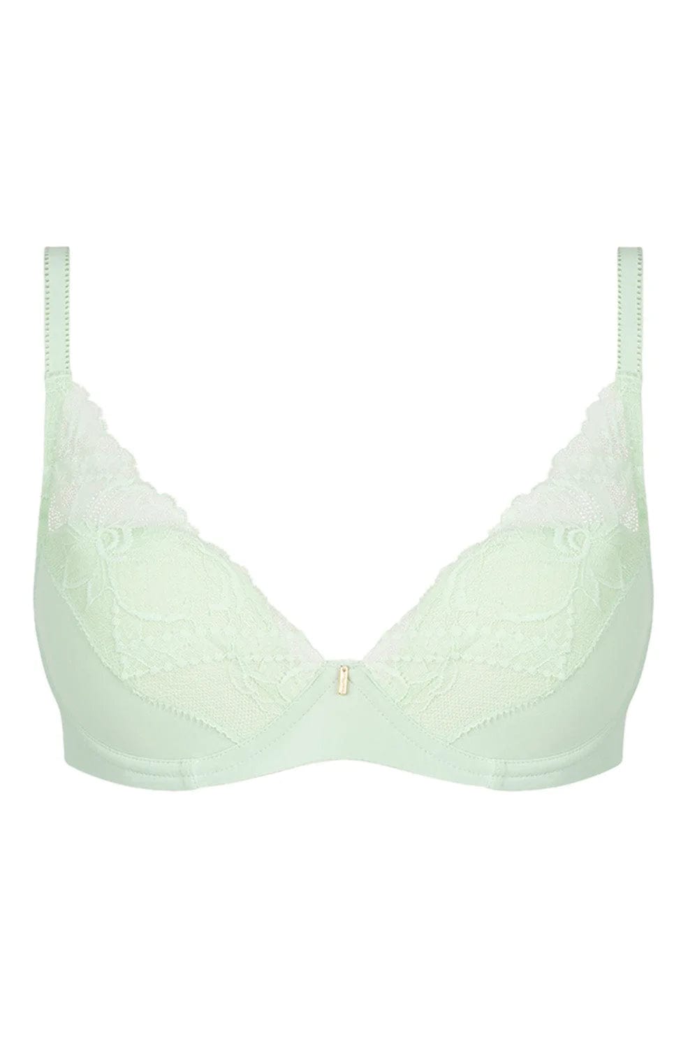 Sheer Lingerie Chantelle Bras Green Lily / 30A Orangerie Dream Plunge T-Shirt Bra