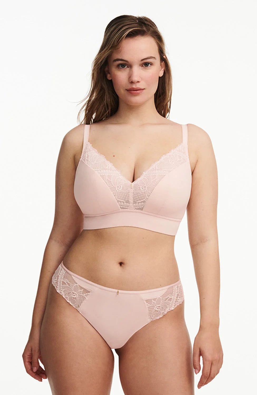 Sheer Lingerie Chantelle Bras Orangerie Dream Wirefree Support Foam Bra