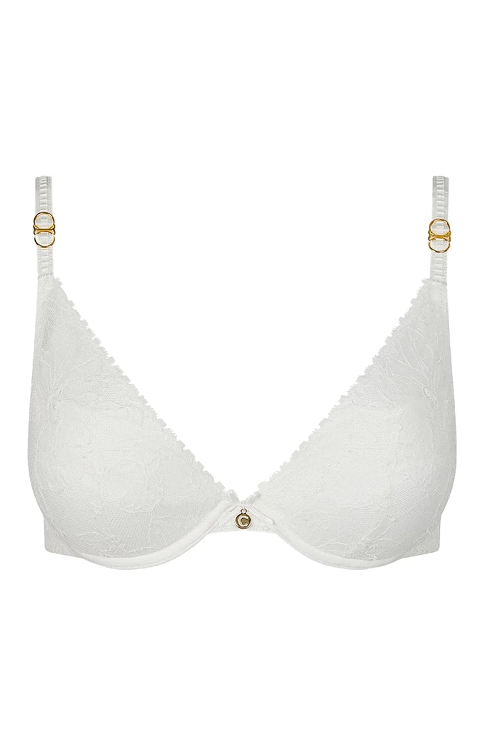 Sheer Lingerie Chantelle Bras Milk / 32A Orchids Push-Up Bra